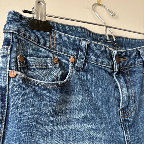Vintage American Rag Cie Cropped Straight Leg Jeans - Size 7, Mid Rise, - Picture 5 of 9
